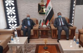 دیدار سفیر ایران در عراق با وزیر تجارت این کشور 