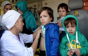  26 طفلا كانوا في سوريا يعودون الى اقربائهم في روسيا