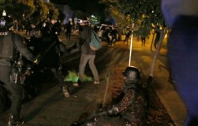اعلام وضعیت شورش در پورتلند در هشتاد و سومین شب اعتراضات
