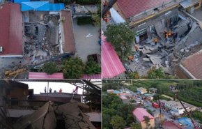فرو ریختن سقف رستوران در «شان‌شی» چین ۲۹ کشته بر جا گذاشت
