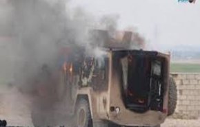 انفجار بمب کنار جاده‌ای در مسیر خودروهای ائتلاف آمریکایی در عراق