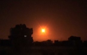حمله هوایی رژیم صهیونیستی به شهر حلب و واکنش پدافندی ارتش سوریه 