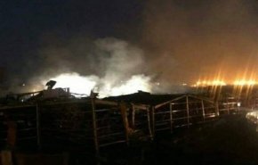 وقوع آتش سوزی مجدد در بندر بیروت