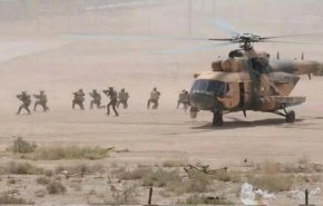 القوات العراقية تنفذ عملية إنزال في قضاء الرطبة