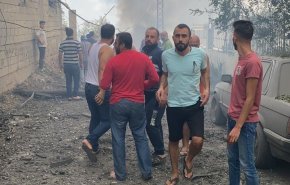 فیلم و تصاویری از انفجار مهیب در جنوب لبنان