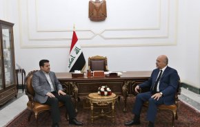 صالح يستقبل مستشار الامن الوطني العراقي
