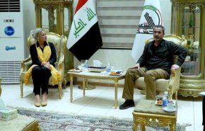 دیدار نماینده ویژه دبیرکل سازمان ملل در عراق با رئیس ستاد حشد شعبی 
