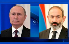 پوتین در تماس تلفنی با نخست‌ وزیر ارمنستان بر ضرورت توقف فوری درگیری‌ها در منطقه قره باغ تاکید کرد