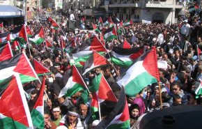  تظاهرات در الخلیل در محکومیت عادی سازی روابط با رژیم اشغالگر