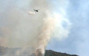 استمرار عملية إطفاء الحرائق في شمال لبنان