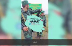 حضور تروریست های سوری در قره باغ و اشاره به مرز ایران + فیلم