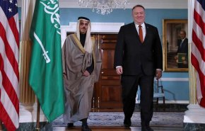 نشست خبری وزرای خارجه آمریکا و عربستان؛امیدواری پامپئو به سازش عربستان با اسرائیل