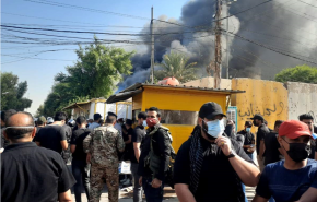 فيديوهات جديدة عن اقتحام وحرق مقر الحزب الديمقراطي في بغداد