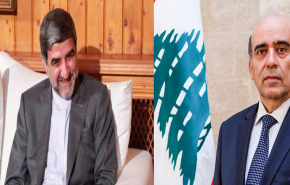 دیدار سفیر ایران و وزیر خارجه دولت پیشبرد امور لبنان