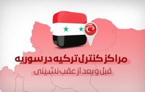 اینفوگرافیک | مراکز کنترل ترکیه در سوریه