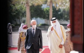 أمير قطر يستقبل الرئيس التونسي قيس سعيد