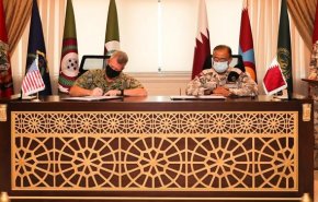 امضای توافق نامه نظامی بین نیروهای دریایی قطر و آمریکا