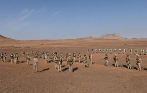 تمرینات مشترک عربستان و آمریکا در منطقه شمالی عربستان
