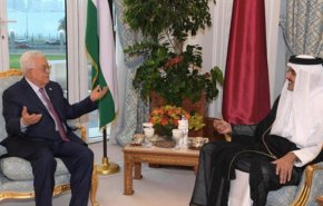 تأکید امیر قطر بر تشکیل کشور فلسطین در دیدار با عباس