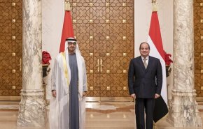 دیدار ولی‌عهد ابوظبی با رئیس‌جمهور مصر