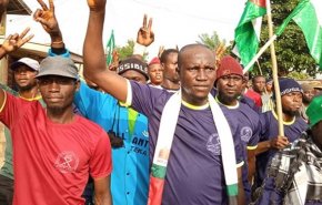 تظاهرات در نیجریه در حمایت از فلسطین و مخالفت با جریان سازش
