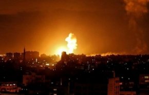 شاهد..قصف الاحتلال الاسرائيلي لغزة