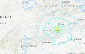 وقوع زمین‌لرزه ۵.۳ ریشتری در شرق ترکیه