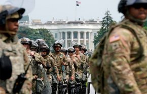 استقرار نیروهای گارد ملی آمریکا در واشنگتن 
