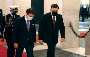 رئيس وزراء إيطاليا يستقبل السراج في روما