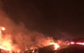 ادامه آتش‌سوزی در جنگل‌های حیران مرز ایران و جمهوری آذربایجان