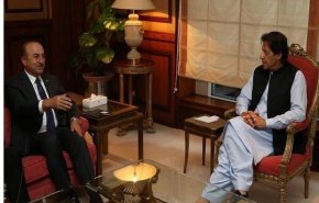 وزیر امور خارجه ترکیه با نخست‌وزیر پاکستان دیدار کرد
