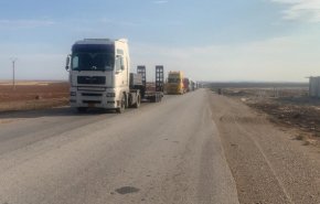 بالفيديو: دخول قافلة اميركية الى سوريا قادمة من كردستان العراق