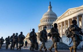 ویدئوگرافیک | تبدیل شدن واشنگتن به پادگان نظامی برای آمادگی در برابر خشونت