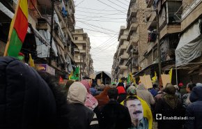 في ذكرى عملية “غصن الزيتون” مسيرة منددة بتركيا