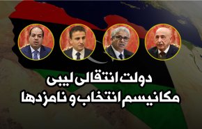 اینفوگرافیک | دولت انتقالی لیبی؛ مکانیسم انتخاب و نامزدها