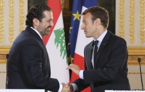 گفت وگوی حریری با مکرون درباره تشکیل کابینه لبنان