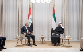 رئیس‌جمهور عراق و ولی‌عهد ابوظبی دیدار کردند
