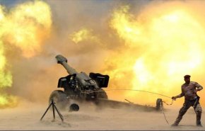 مدفعية الحشد تستهدف تجمعاً لعناصر داعش في صلاح الدين