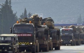 ورود یک کاروان نظامی ترکیه به استان ادلب سوریه