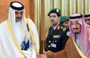 پیام شاه سعودی به امیر قطر

