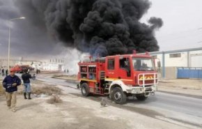  بالفيديو : قتلى جراء انفجار صهريج في أحد المصانع بمدينة قابس التونسية
