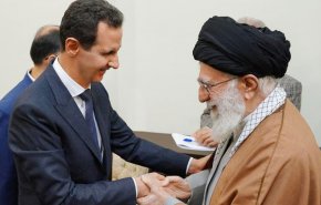 احوال پرسی رهبر معظم انقلاب اسلامی از بشار اسد 