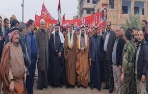 بزرگترین تجمع عشایری و مردمی در شرق سوریه در حمایت از بشار اسد و علیه اشغالگران