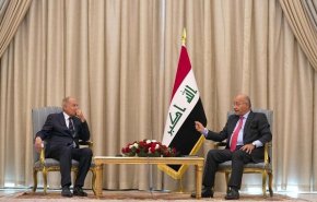 دیدار دبیرکل اتحادیه عرب با رئیس جمهور عراق