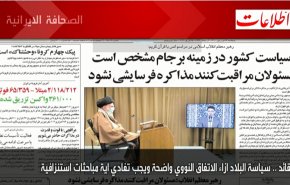 أبرز عناوين الصحف الايرانية لصباح اليوم الخميس 15 ابريل2021