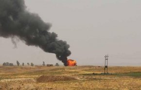داعش یک چاه نفت را در شمال عراق منفجر کرد