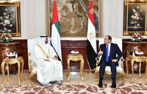 دیدار سیسی و بن زاید در قاهره در خصوص روابط دوجانبه و خاورمیانه