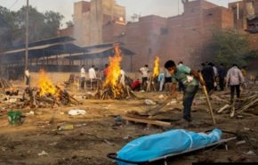 کرونا | بحران خاکسپاری گروهی اجساد سوزانده‌شده در هند + تصاویر