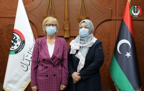 وزيرة العدل الليبية تلتقي رئيسة البعثة الأوروبية