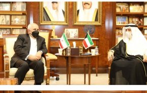 دیدار و گفت‌وگوی ظریف با همتای کویتی خود